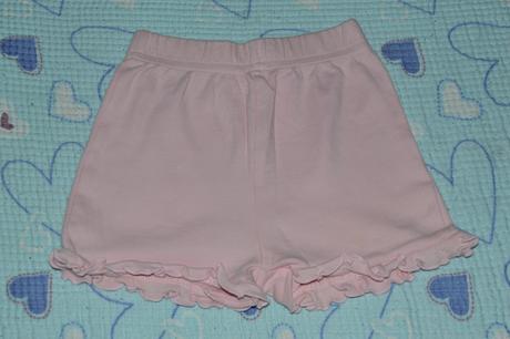 Růžové letní šortky, kraťásky, kraťasy, zn. m a co, 98