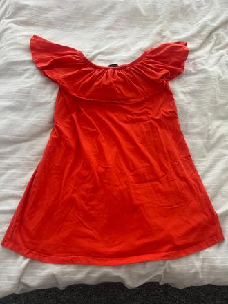 Oranžové letní šaty mohito vel. xl, mohito,xl