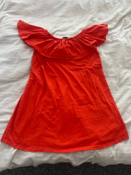 Oranžové letní šaty mohito vel. xl, mohito,xl