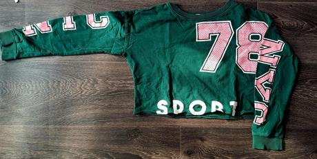 Crop top mikina, 146