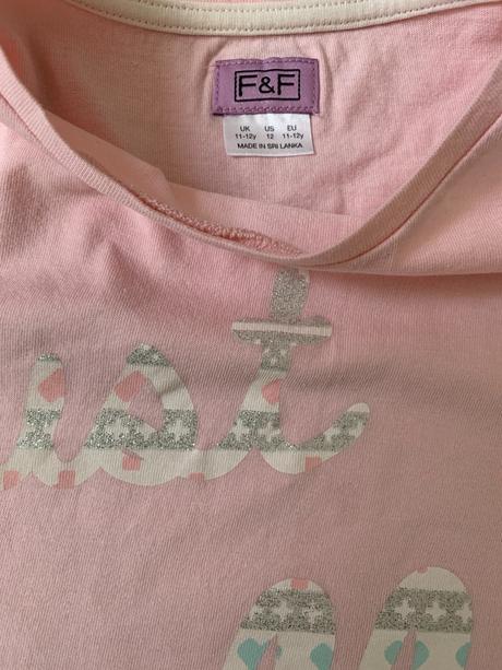 Triko & tričko s nápisem f&f vel. 152, f&f,152