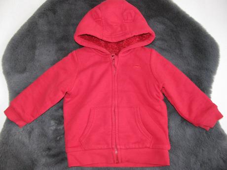 Vyteplená mikina s kapucí s česaným rubem, tepláko, george,74