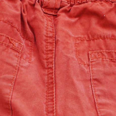 Cervene kratasy slabe na gumu v pase 116 h&m, h&m,116