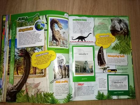 Knihy pravěk a zvířata samolepková, 