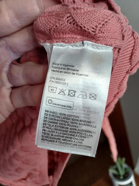 Starorůžový svetr h&m 134/140, h&m,140