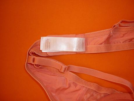 Lososová super push-up podprsenka dorina, 75b