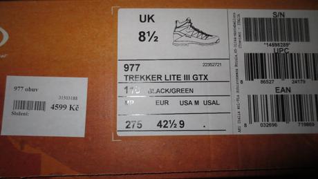 Goretexove boty aku trekker lite 42,5 / 8,5, 42