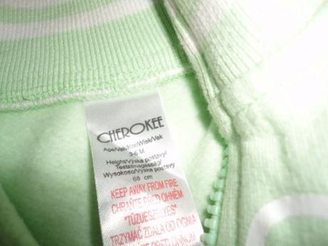 Krásná mikina cherokee, vel. 3-6 měsíců, cherokee,68