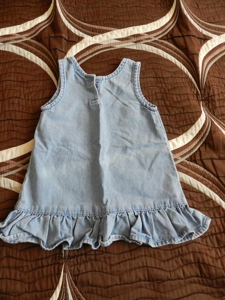 Šatičky riflové s motýlky, cherokee,86