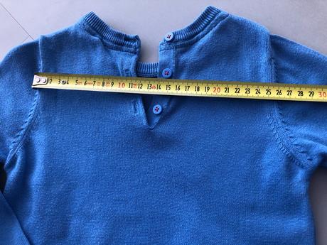 Modré šaty+punčochy pletené 4-5let plameňák 110cm, marks & spencer,110