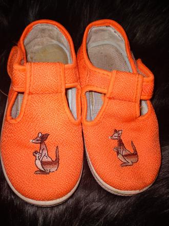 Dětské papuče klokani vel. 24, vn.stélka 16 cm, 24