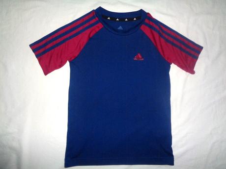 Funkční modrovínové tričko adidas, adidas,128