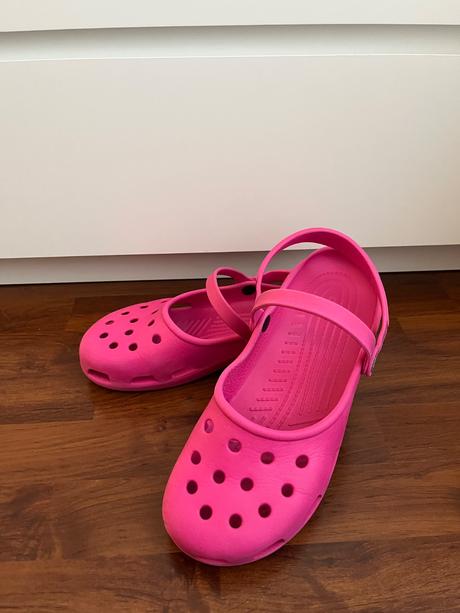 Crocs mary jane růžové w10/eu 42-43 originál, crocs,42
