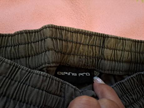 Turistické plátěné kalhoty alpine pro vel. 116/122, alpine pro,116