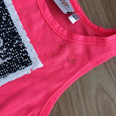 Menive obrazky emoji neonova ruzova barva 134/140, 134