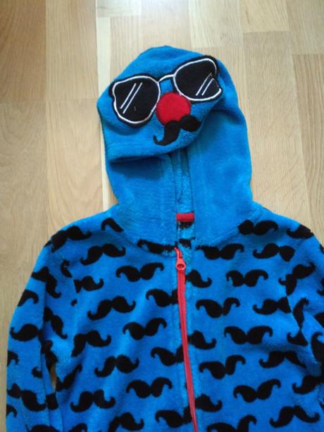 Chlupatý,huňatý overal modrý, 104