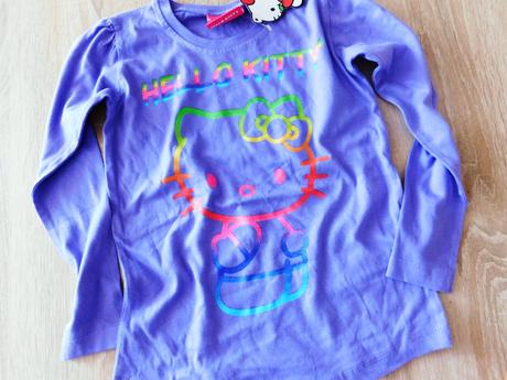 Dívčí bavlněné triko-dlouhý rukáv, sanrio,110