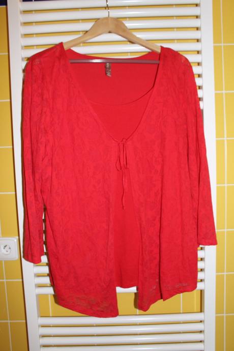 Červená halenka 2xl,, xxl