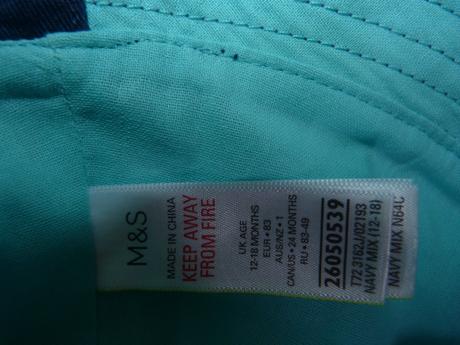 Ms klobouček vel. 86, marks & spencer,86