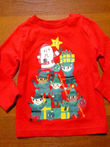 Vánoční triko vel 74-80, 80