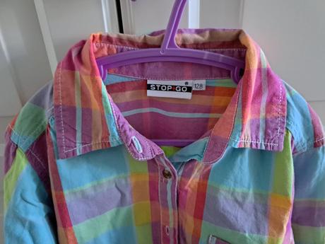 Kostkovaná košile, vel. 128, 128