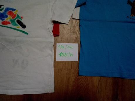 5 x tričko, vel 134/140, 134