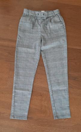 Elegantní dívčí kostkované kalhoty, only,152