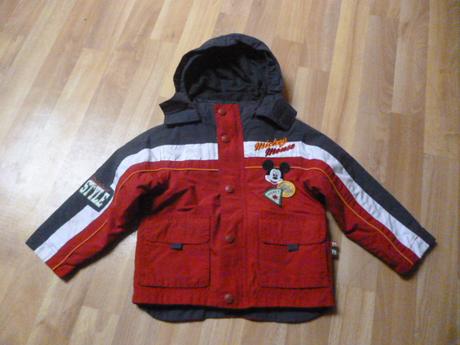Bunda mickey s odepínací mikinou 2-3, disney,98
