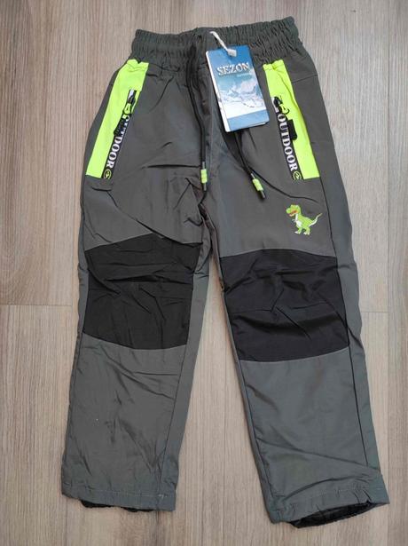 Zimní šusťákové kalhoty sezon 98-146, 98 - 146