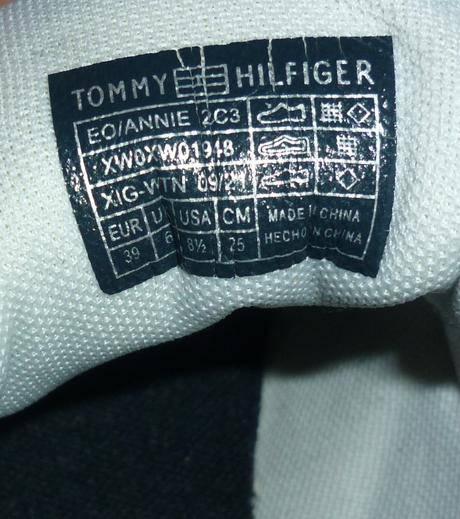 Tmavěmodré dámské tenisky / sneakers tommy hilfige, tommy hilfiger,39