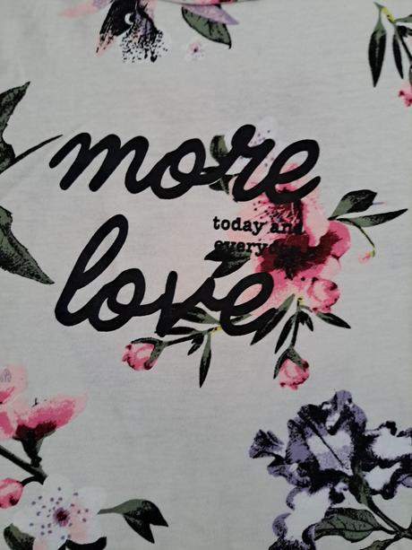 Tričko květiny, h&m,146