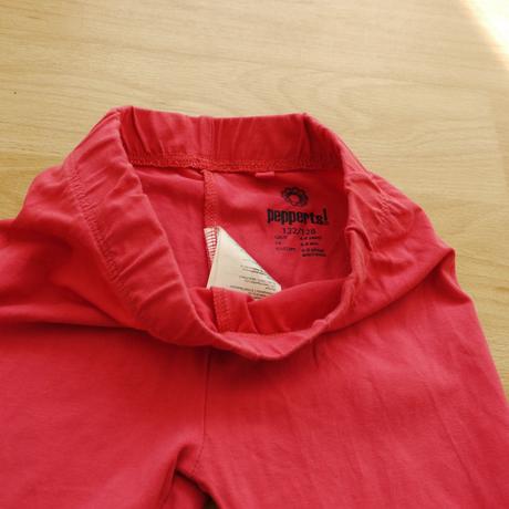 Ruzove 3/4 leginy vel.122/128, pepperts,122