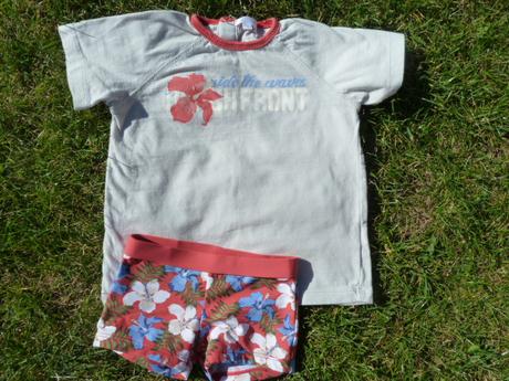 Triko & tričko s plavkama vel. 86/92, 86