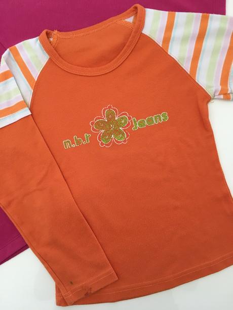 Dívčí trička dlouhý rukáv 3 ks, vel. 128 - 134, 128