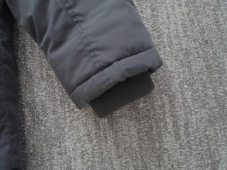 Modrá bunda bundička s kožíškem, h&m,152