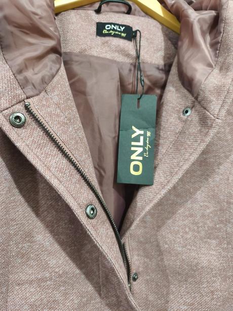 Starorůžový lila jarní kabátek only s/m, only,s