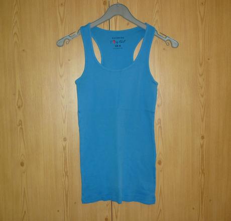 Modré bavlněné tílko reserved, reserved,m