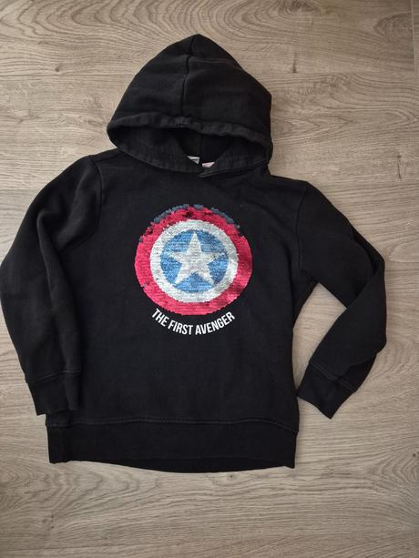 Mikina s otočnými flitry avengers zara vel. 140, zara,140