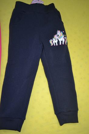 Dívčí tepláky s fleece, 104 / 122 / 128