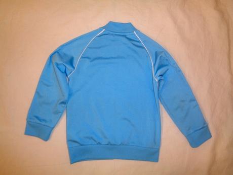 Nádherná bledě modrá sportovní bunda 6-7 let, adidas,122
