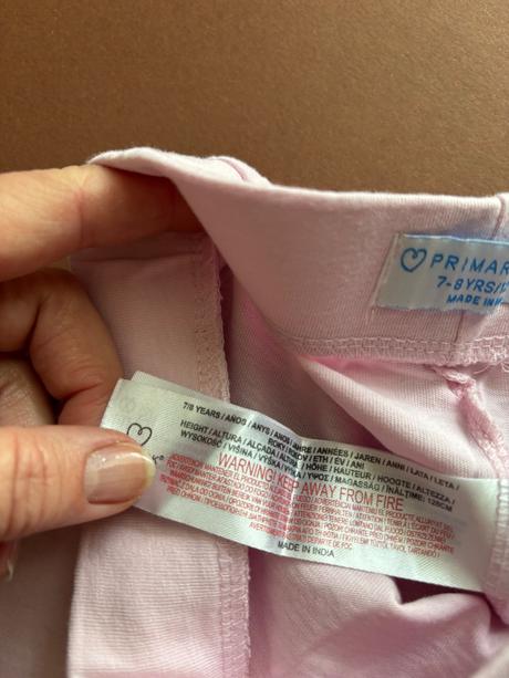 Šortky růžové - v. 7/8 let, primark,128