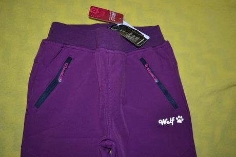 Oteplené softshellové kalhoty wolf s fleece,v.116, wolf,116