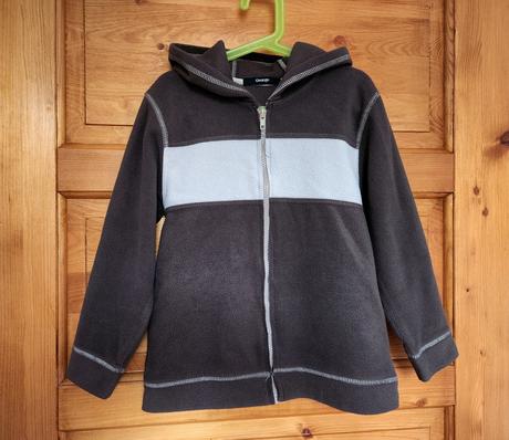 Propínací fleecová mikina s kapucí vel. 122, george,122