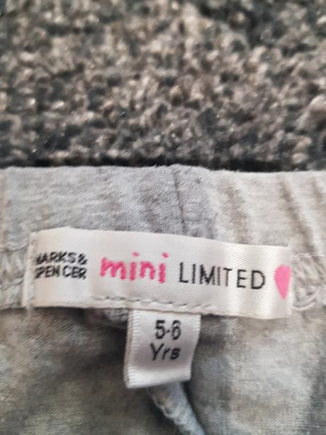 Dívčí legíny značky m&s velikost 5-6 let., marks & spencer,104