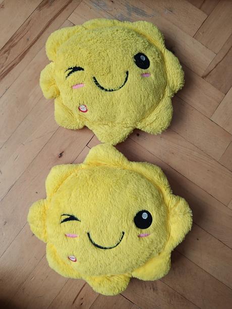 Plyšák sluníčko svítící 2x,