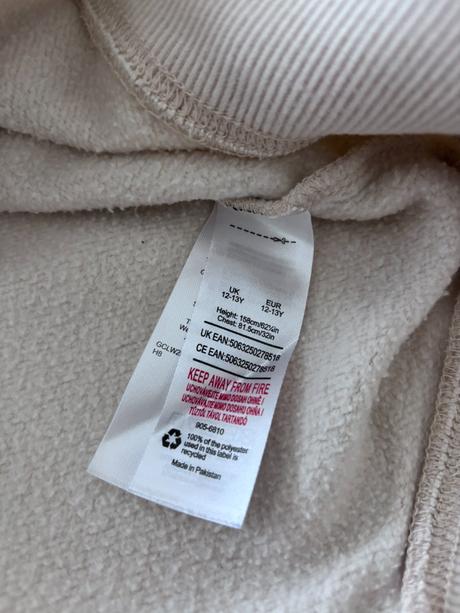 Oversize mikina (12 - 13 let), tesco,152