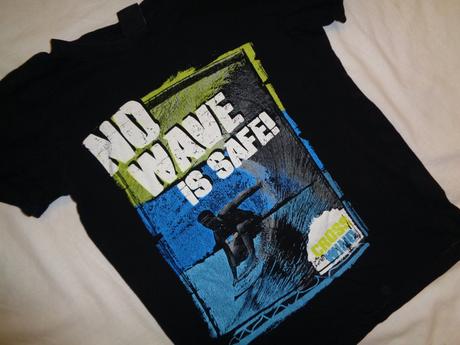 Luxusní černé tričko se surfařem 134/140, chapter young,134