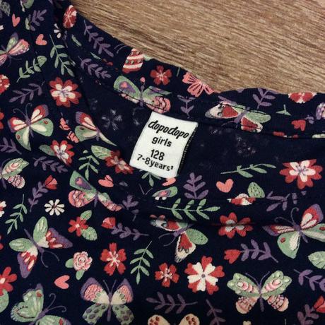 Crop top s motýlky, dopodopo,128