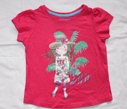 Al176. tričko s holčičkou 1,5-2 roky, 92