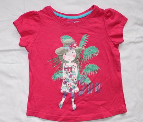 Al176. tričko s holčičkou 1,5-2 roky, 92